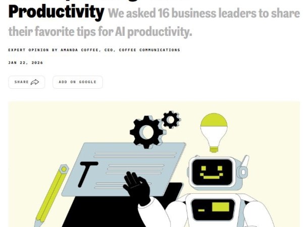 16 Business Leaders on the AI Habits That Supercharge Their&nbsp;Productivity